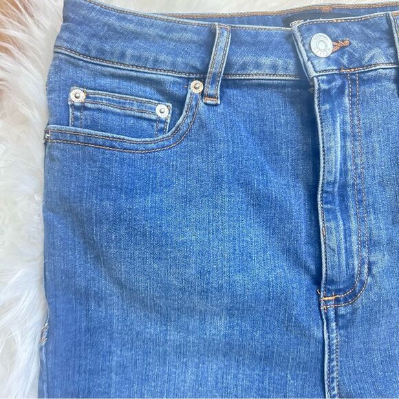 NEW ASOS Micro Short Denim Shorts High Waist 70s Western Size 6 - Picture 4 of 4